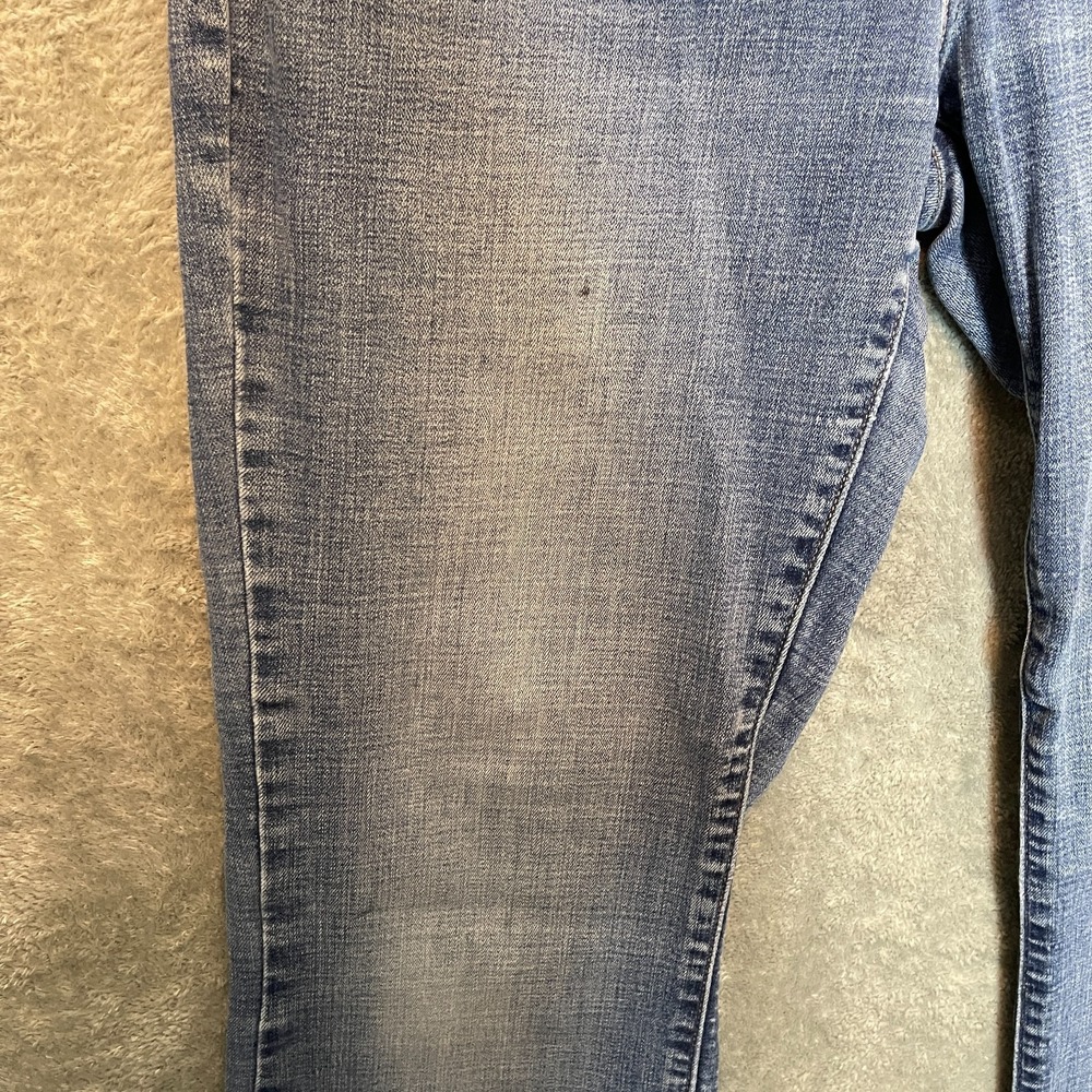Levis 529 Women Curvy Bootcut Jeans 10 SHORT Low Rise Y2K Worn In Medium Wash - Picture 4 of 13
